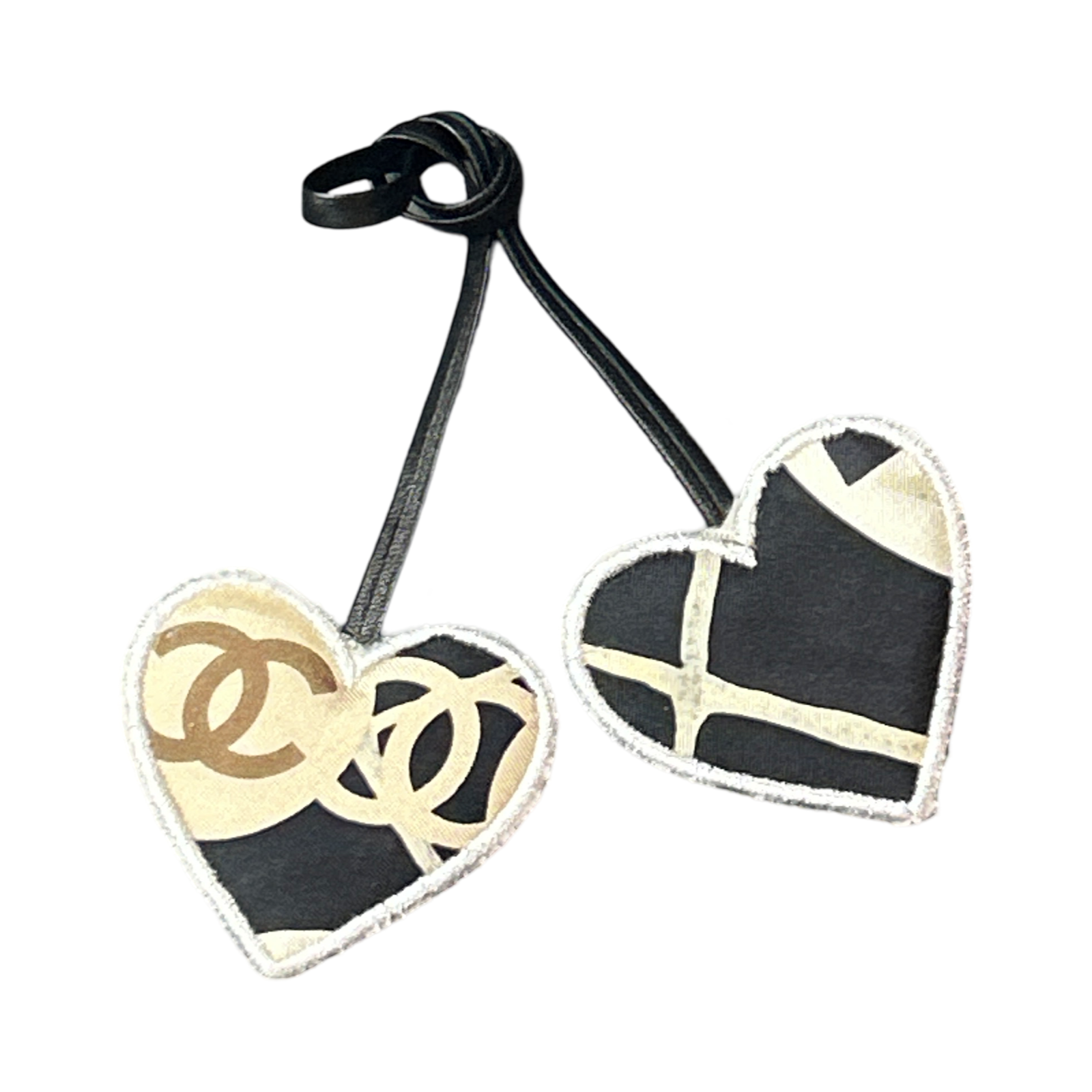 Chanel CC Logo Scarf Chanel Bag Charm at Vintage Luxe Up