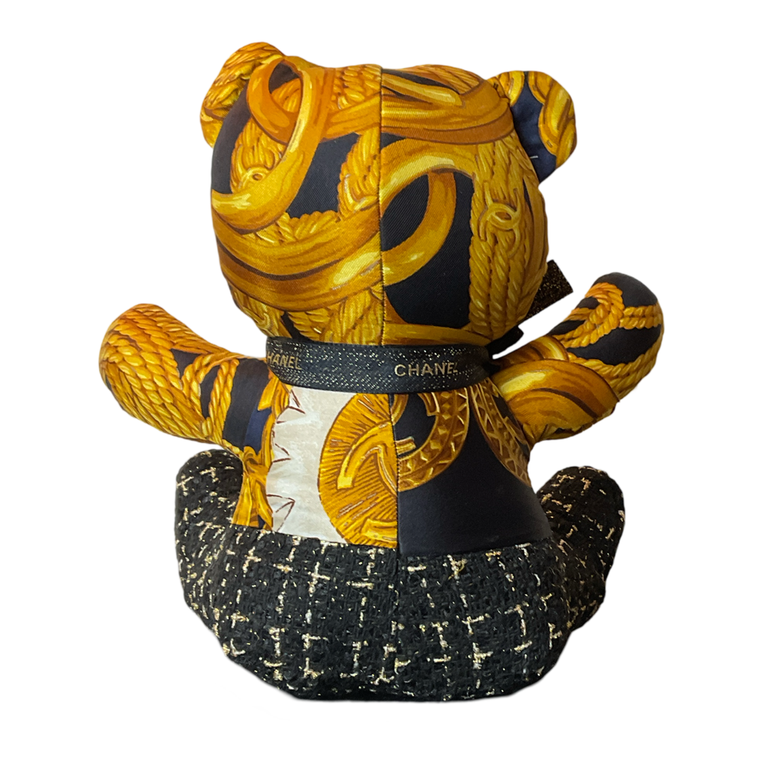 Chanel CC Logo Scarf at Vintage Luxe Up