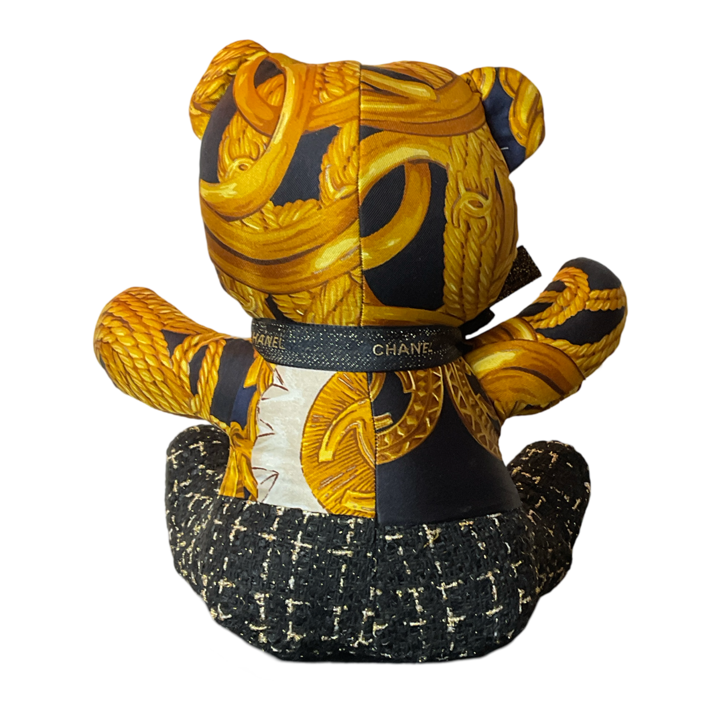 Chanel CC Logo Scarf at Vintage Luxe Up