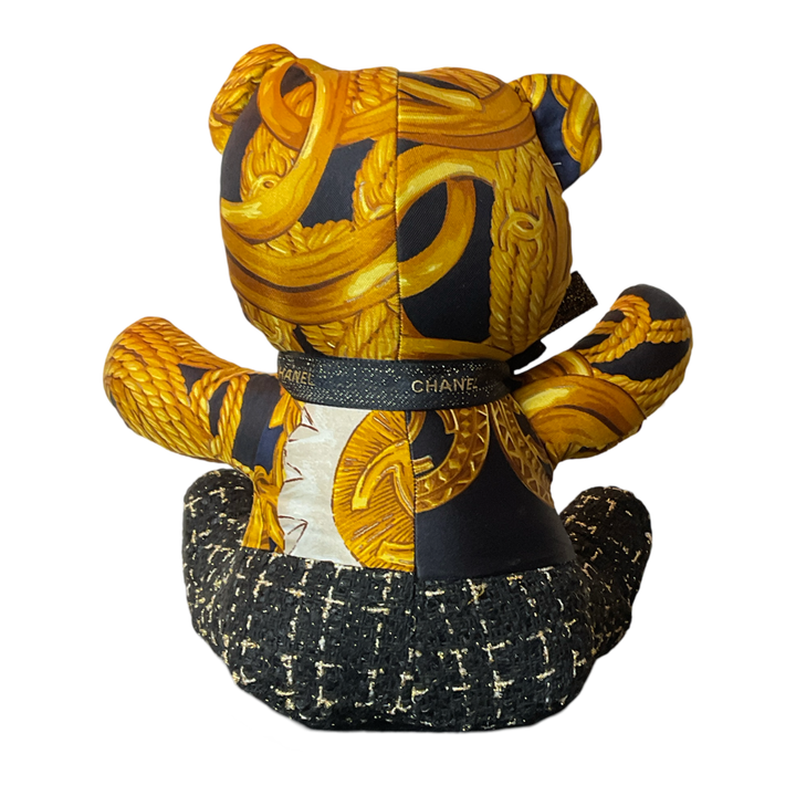 Chanel CC Logo Scarf at Vintage Luxe Up