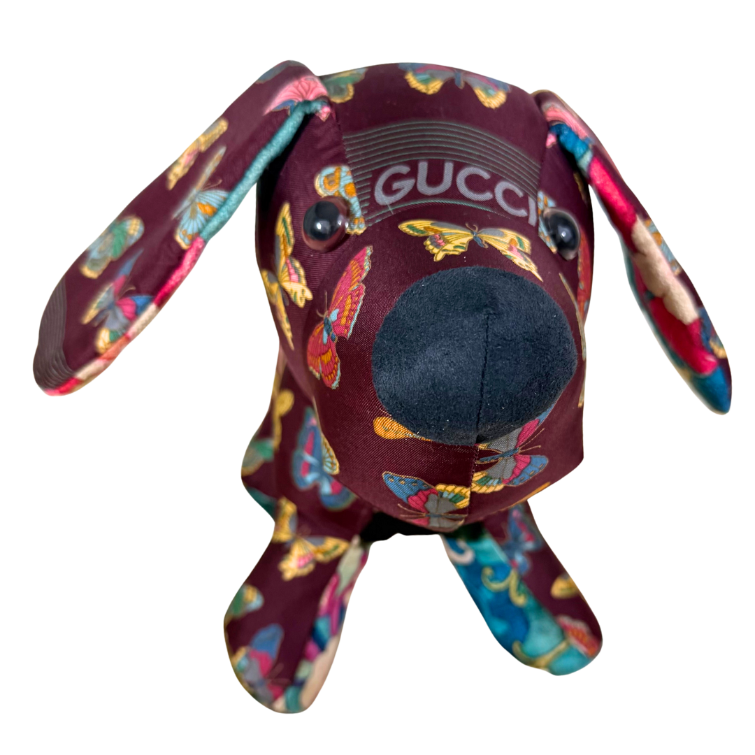 Farfalle Vintage Silk Scarf Loyal Puppy