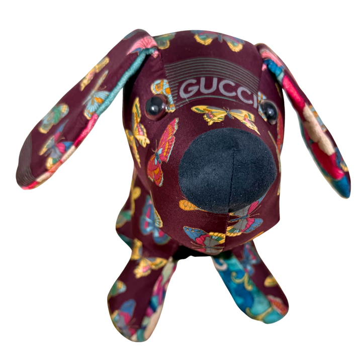 Farfalle Vintage Silk Scarf Loyal Puppy