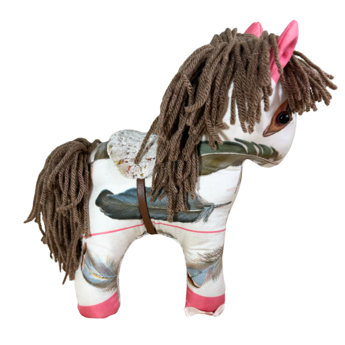 Plumes Vintage Silk Scarf Noble Pony