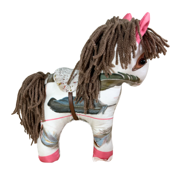 Plumes Vintage Silk Scarf Noble Pony