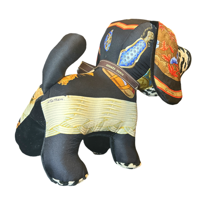 Hermes Couvee d'Hermes Scarf Patchwork Puppy at Vintage Luxe Up