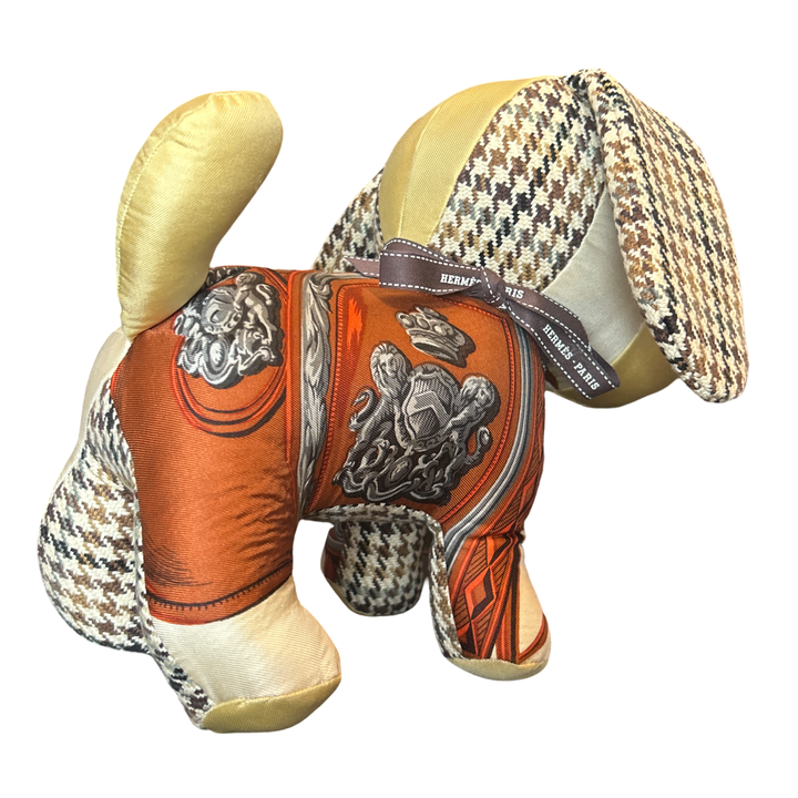 Hermes Brides de Gala Scarf Patchwork Puppy at Vintage Luxe Up