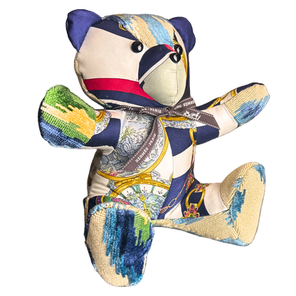 Hermes Parmi Les Fleurs  Scarf Tender Teddy Bear