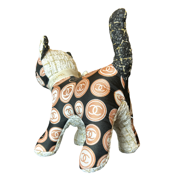 Chanel CC Logo Scarf | Patchwork Kitten at Vintage Luxe Up