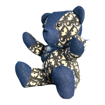 Dior Trotter Scarf Teddy Bear at Vintage Luxe Up