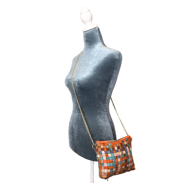 HERMES Bolduc au Carre Scarf Hermes Crossbody Bag