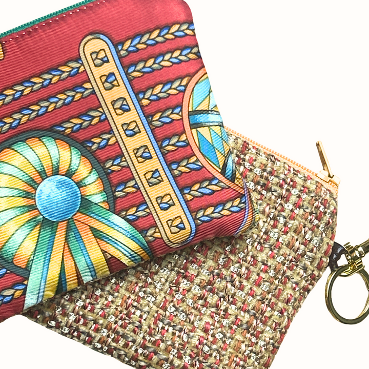 Rubans du Cheval Venetian Red Coffee Run Keychain Bag