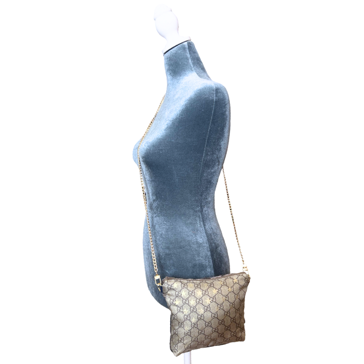 Gucci GG Logo Stars Scarf | Gucci Crossbody Bag exclusively at Vintage Luxe Up