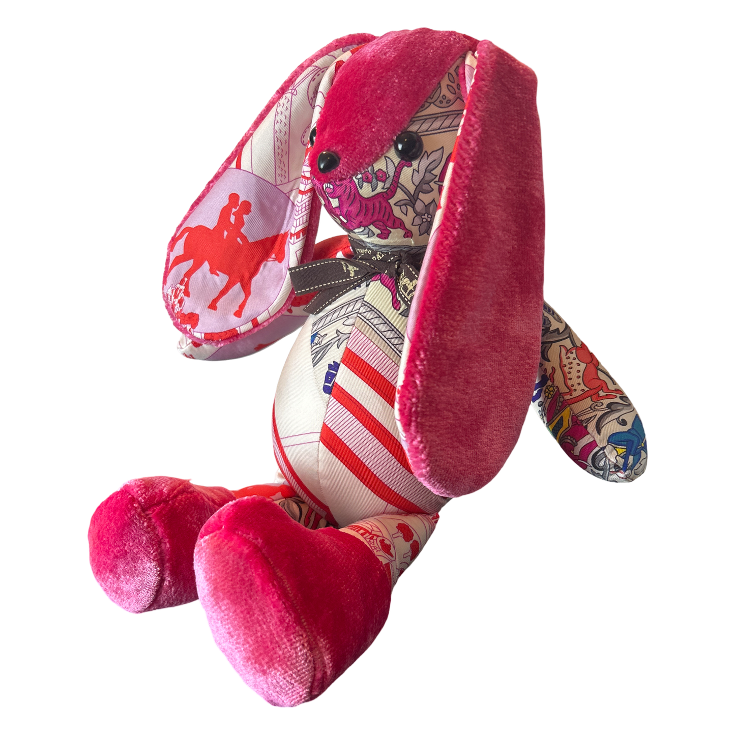 Vintage Hermès Scarf Patchwork Bunny at Vintage Luxe Up