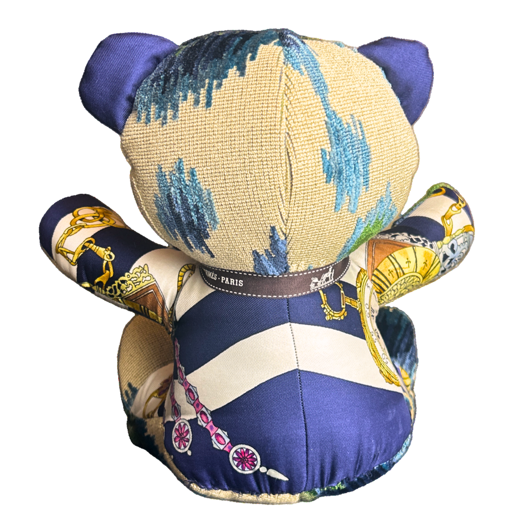 Parmi Les Fleurs Silk Scarf Tender Teddy Bear