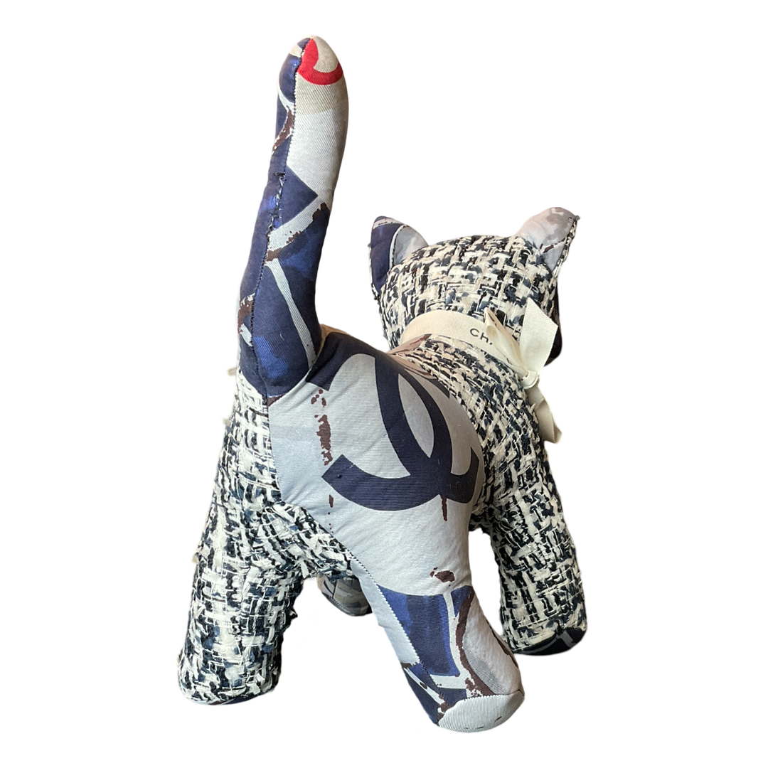 Chanel CC Logo Scarf Kitten at Vintage Luxe Up