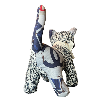 Chanel CC Logo Scarf Kitten at Vintage Luxe Up