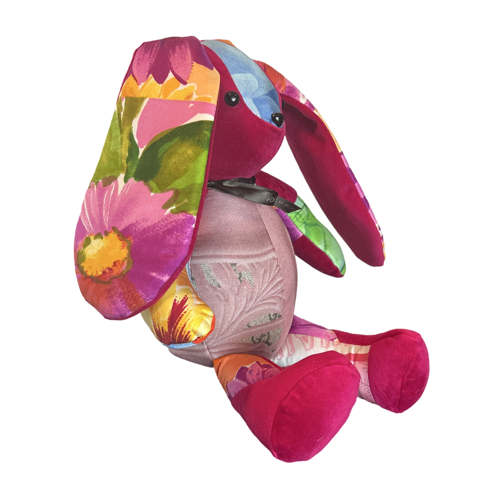 Vintage Gucci Scarf Patchwork Bunny at Vintage Luxe Up