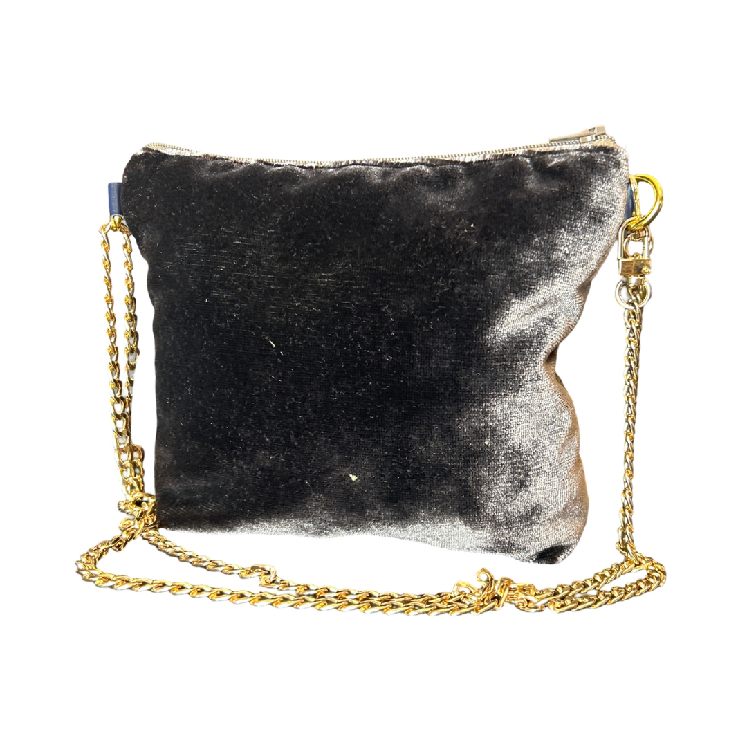 GG Logo Stars Vintage Silk Scarf Crossbody Bag