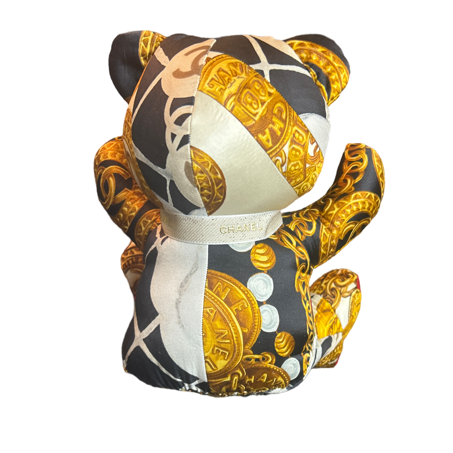 CC Vintage Silk Scarf Tender Teddy Bear
