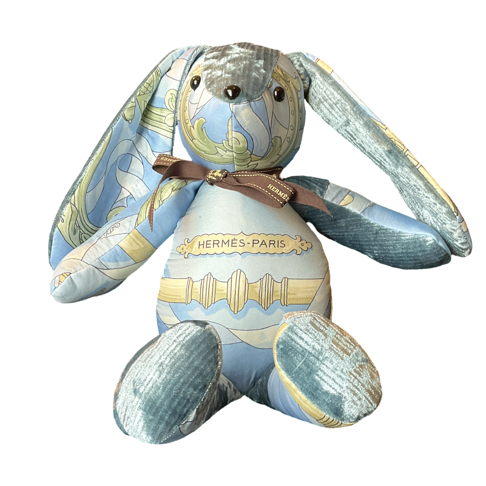 Hermes Ferronnerie Scarf Patchwork Bunny at Vintage Luxe Up