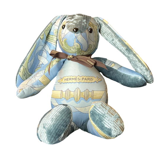 Hermes Ferronnerie Scarf Patchwork Bunny at Vintage Luxe Up