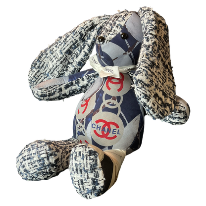 Chanel CC Logo Scarf Bunny at Vintage Luxe Up