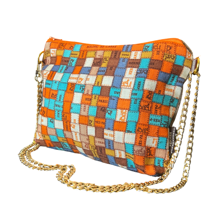 HERMES Bolduc au Carre Scarf Hermes Crossbody Bag