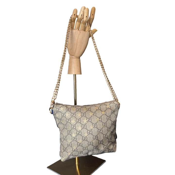 Gucci GG Logo Stars Scarf | Gucci Crossbody Bag exclusively at Vintage Luxe Up