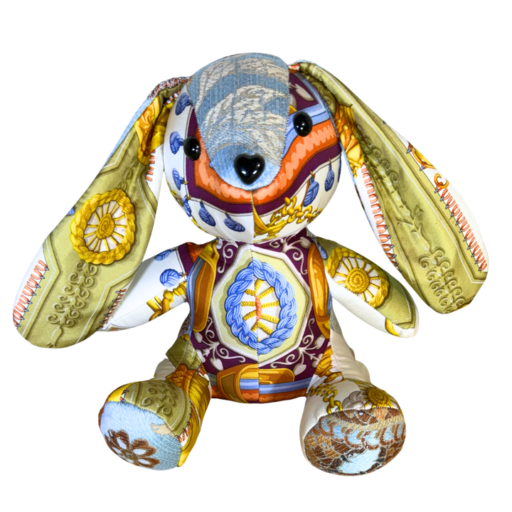 Tassels Vintage Silk Scarf Clever Bunny
