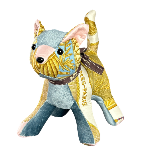 Hermes Poste et Cavalerie Scarf Kitten at Vintage Luxe Up