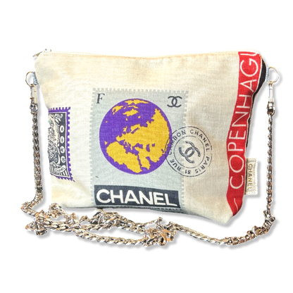 Chanel Stamps of the World Scarf | Chanel Crossbody Bag