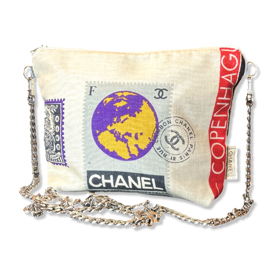 Chanel Stamps of the World Scarf | Chanel Crossbody Bag
