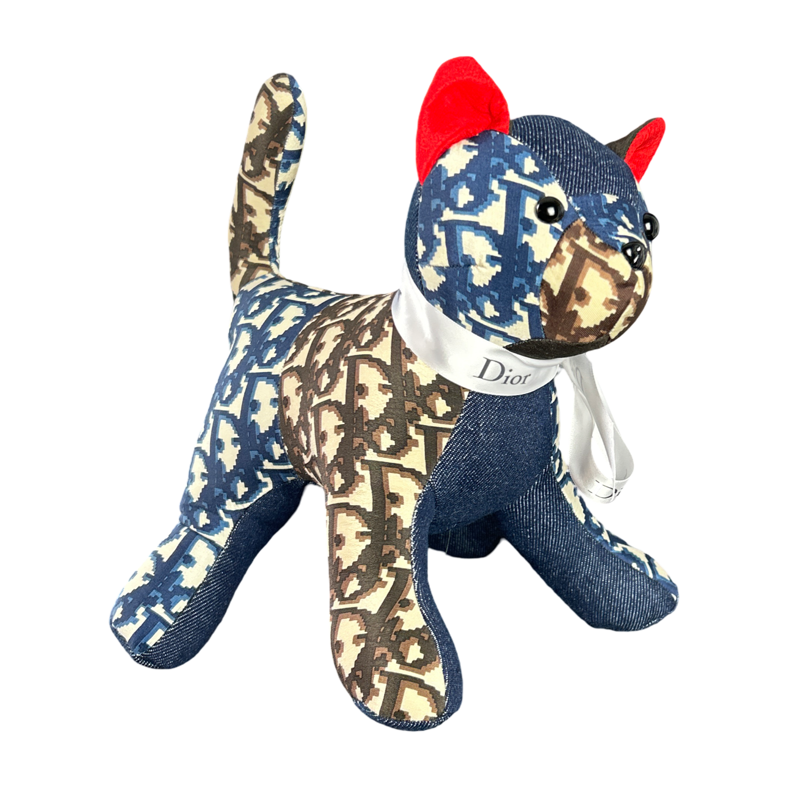 Dior Trotter Vintage Scarf Kitten at Vintage Luxe Up 