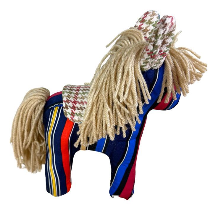 Couvertures et Tenues du Jour Vintage Silk Scarf Noble Pony