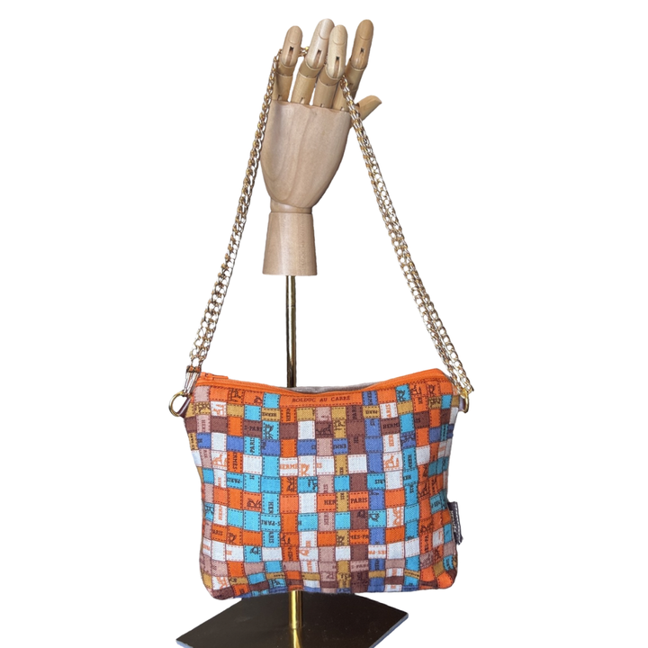 HERMES Bolduc au Carre Scarf Hermes Crossbody Bag