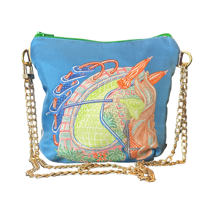 Chevaloscope Vintage Scarf Crossbody Bag