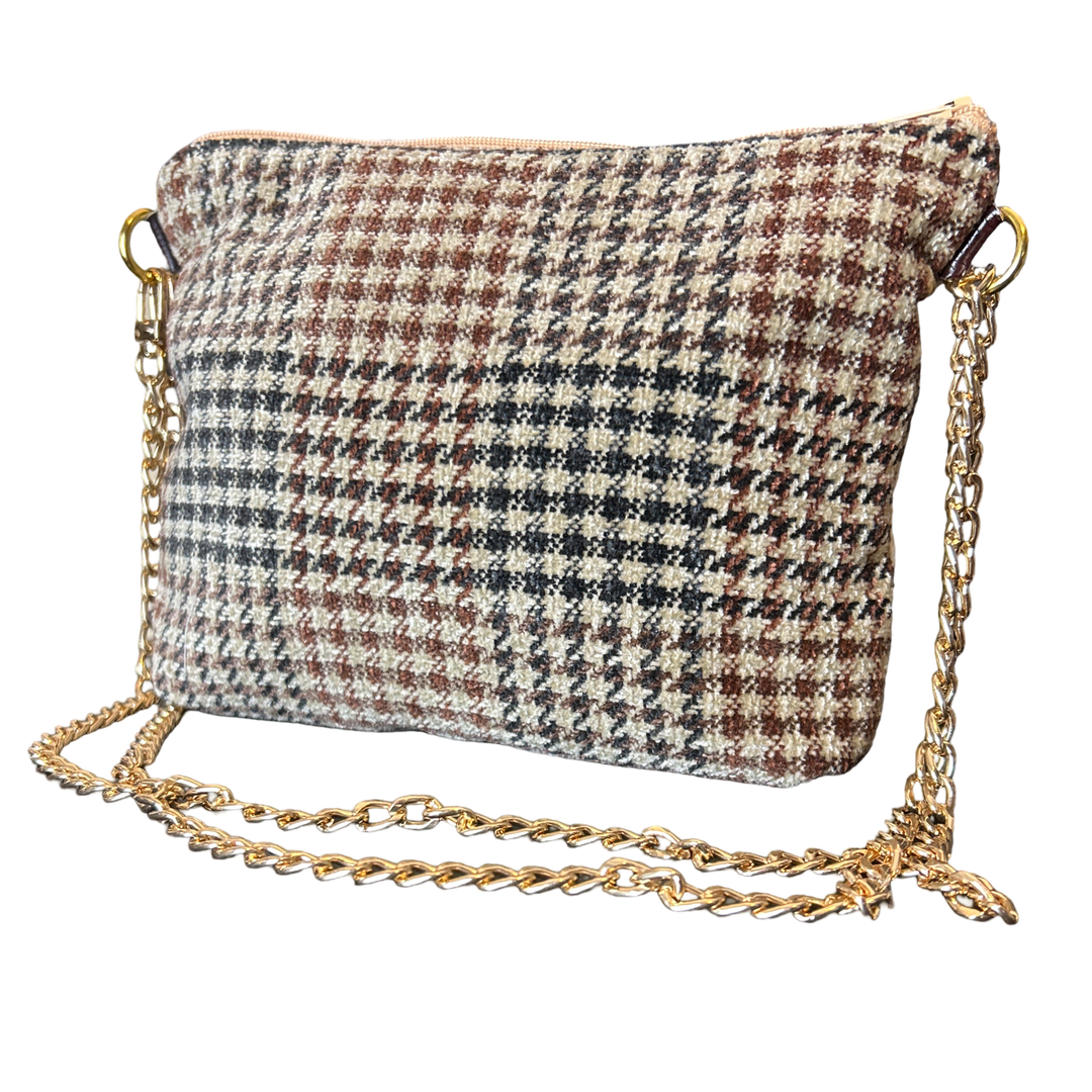 Cannes et Pommeaux Vintage Scarf Crossbody Bag