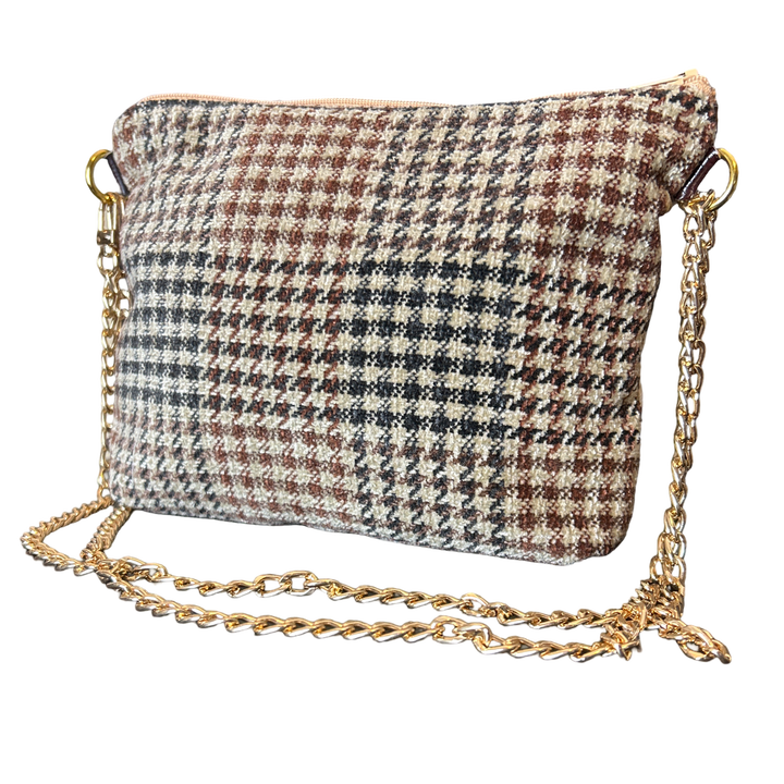 Cannes et Pommeaux Vintage Scarf Crossbody Bag