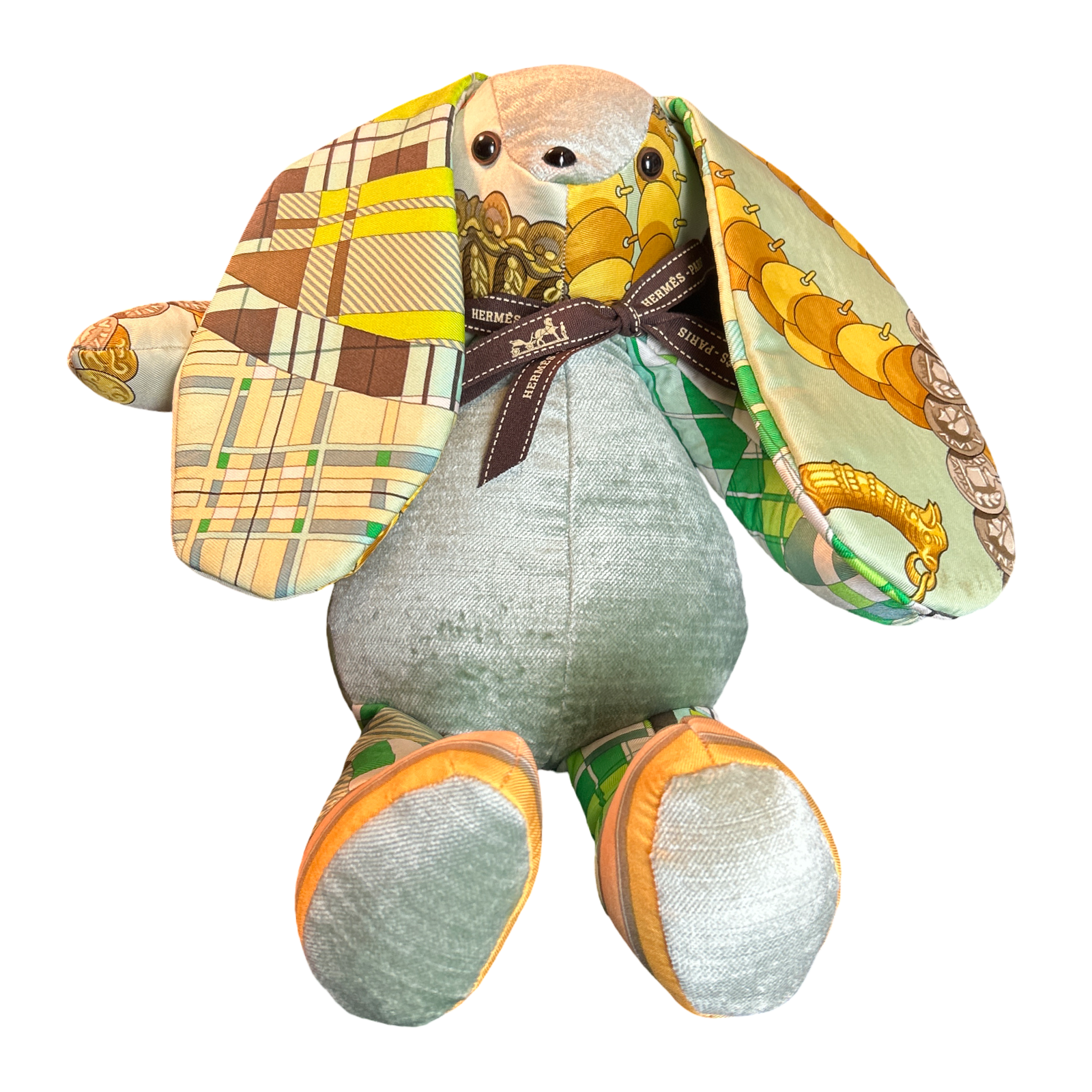 Hermes Kosmima Scarf Patchwork Bunny 