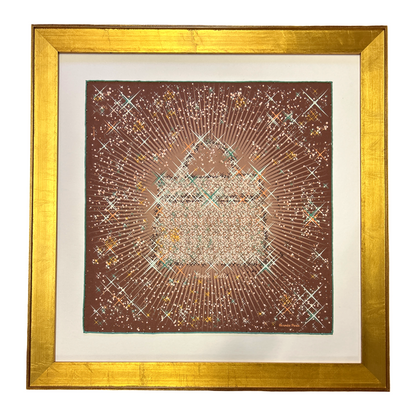 Hermes Magic Kelly Scarf | Framed Hermes Scarf at Vintage Luxe Up