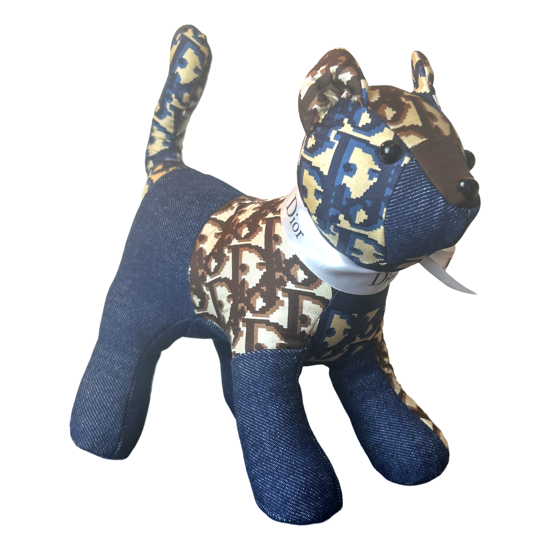 Dior Trotter Scarf Patchwork Kitten at Vintage Luxe Up