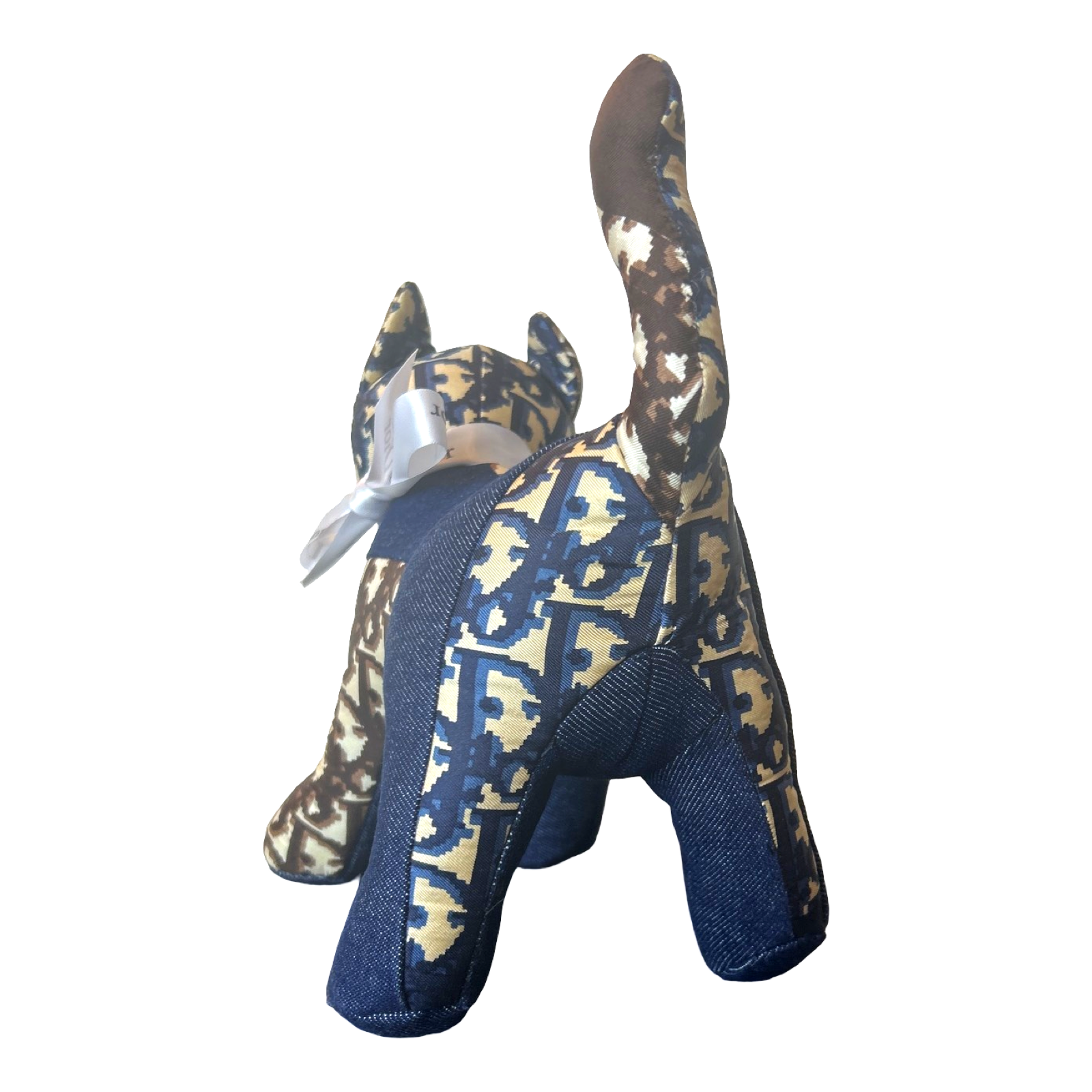 Dior Trotter Scarf Patchwork Kitten at Vintage Luxe Up
