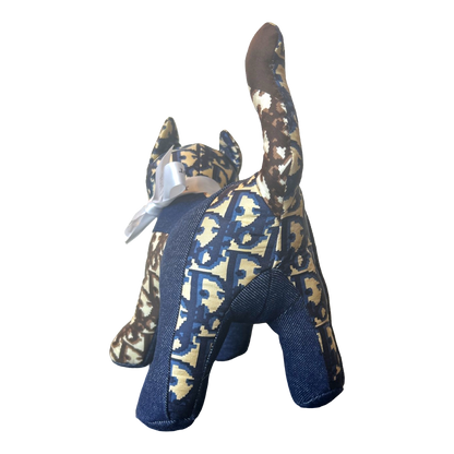 Dior Trotter Scarf Patchwork Kitten at Vintage Luxe Up