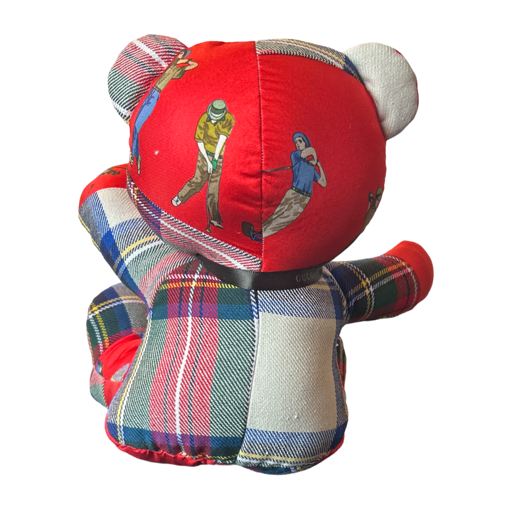 Gucci Scarf Teddy Bear at Vintage Luxe Up