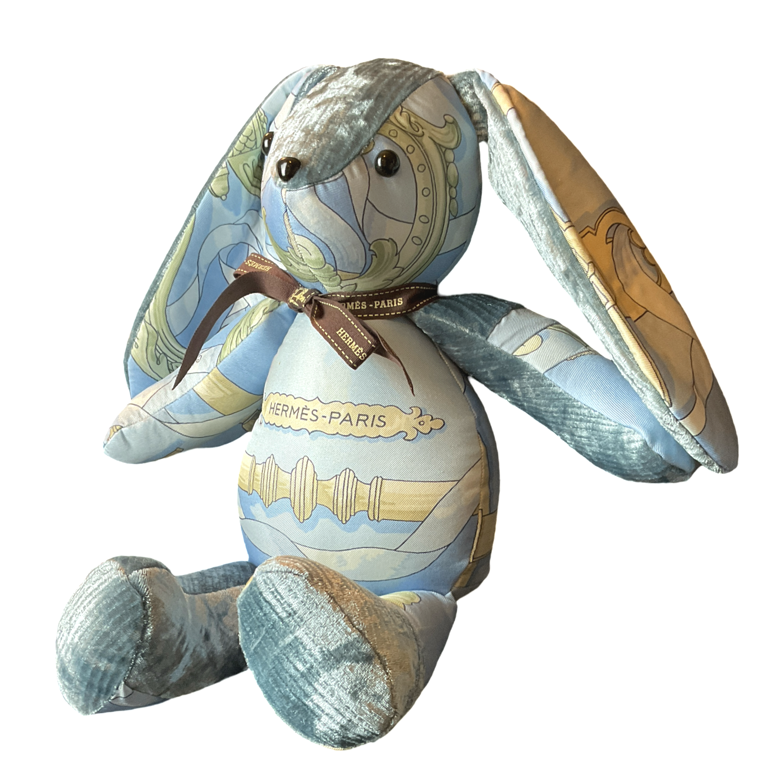 Hermes Ferronnerie Scarf Patchwork Bunny at Vintage Luxe Up