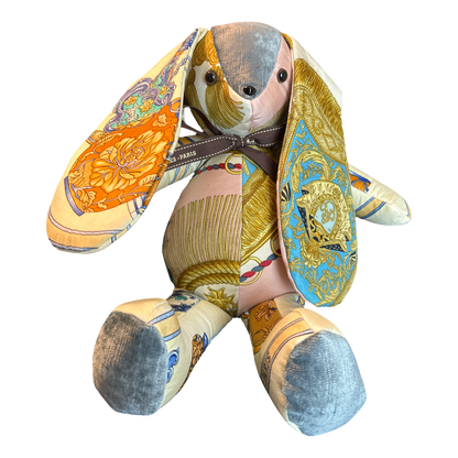 Hermes Qu'Importe le Flacon Scarf Patchwork Bunny
