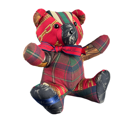 Ralph Lauren Scarf Patchwork Teddy Bear at Vintage Luxe Up