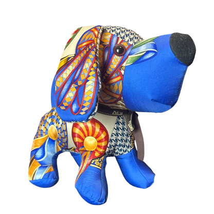 Hermes Rubans du Cheval Scarf Patchwork Puppy at Vintage Luxe Up