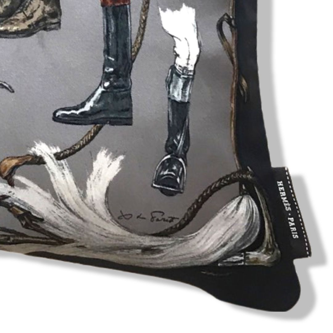 A Propos des Bottes Silk Scarf Pillow 17"