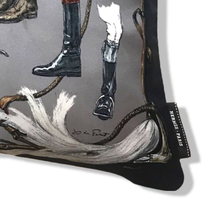 A Propos des Bottes Silk Scarf Pillow 17"